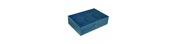 Elie Bleu Humidor 110 Zigarren New Blue Sycamore Medal