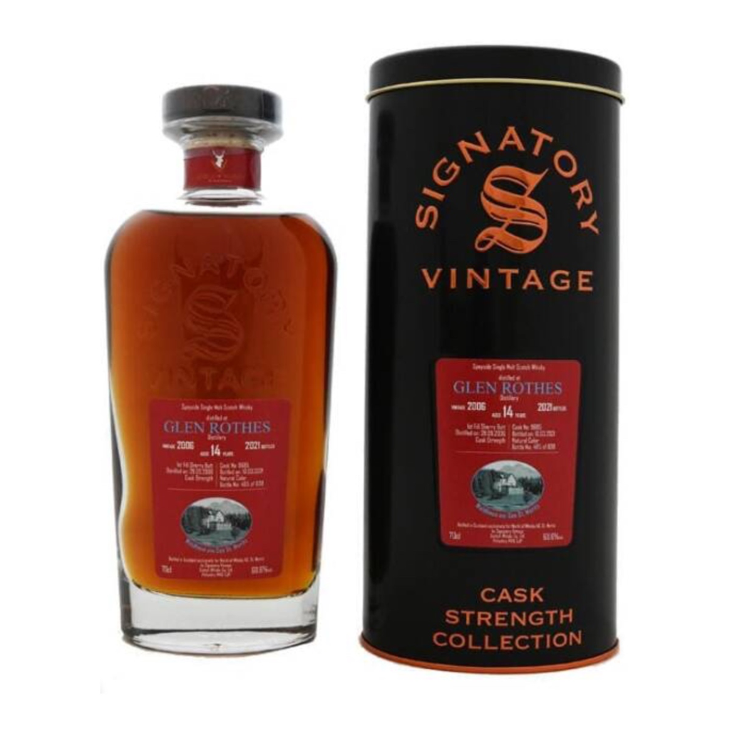 Glen Rothes 14 YO Signatory whisky