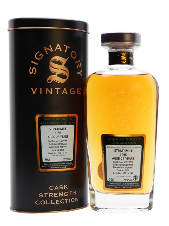 Strathmill 1996 / 26 Year Old / Signatory Speyside Whisky