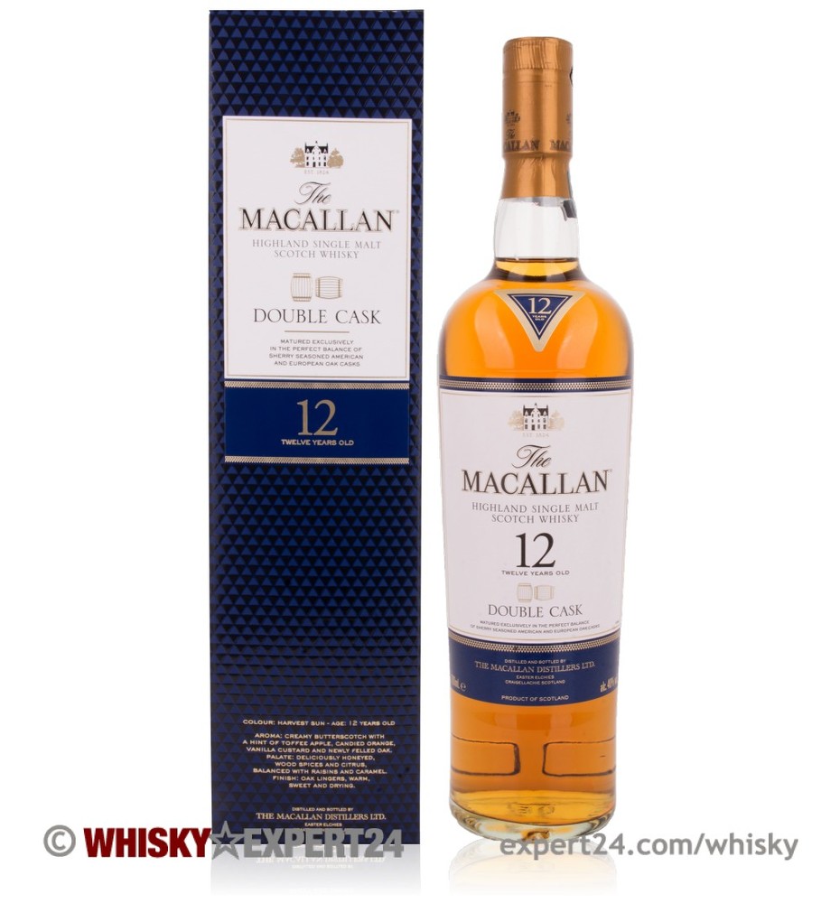 Macallan 12 Years Old Double Cask Single Malt Whisky 70cl