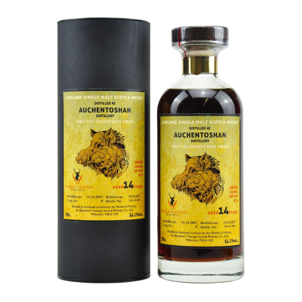 Auchentoshan First Fill Sherry Butt Finish Lowland single malt scotch whisky