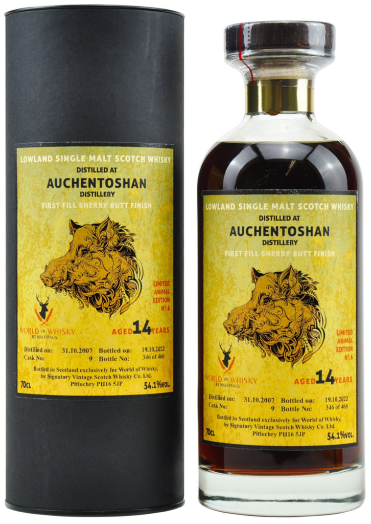 Auchentoshan First Fill Sherry Butt Finish Lowland single malt scotch whisky