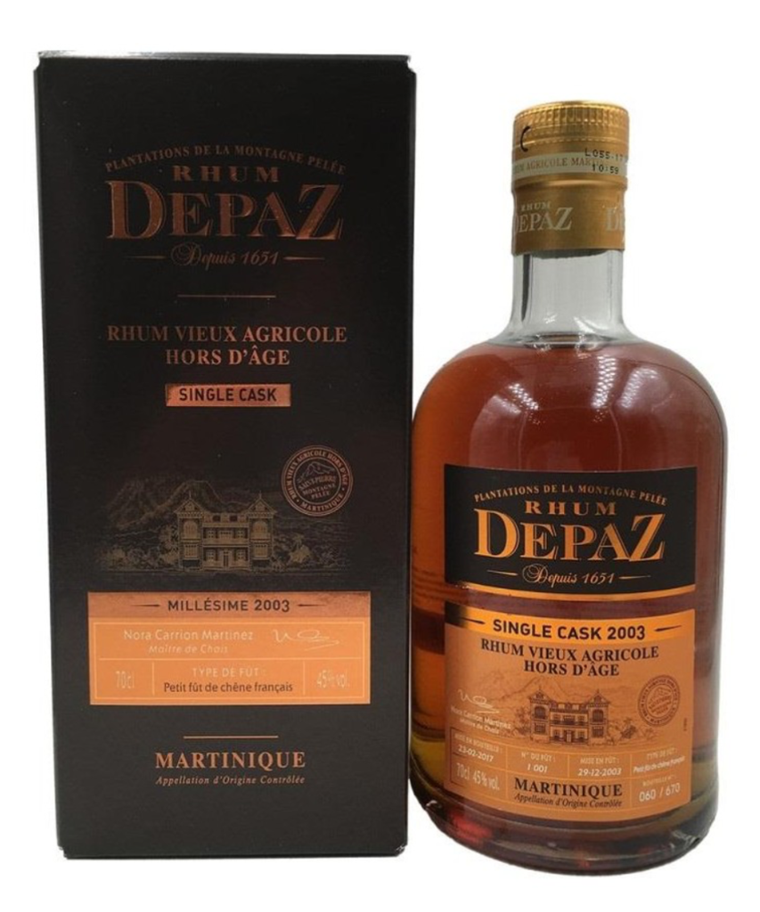 Depaz Rhum Millesime 2003 45% 0.7l