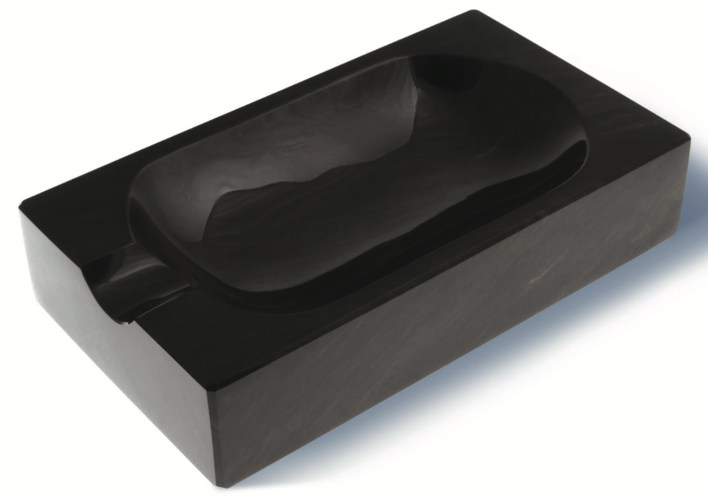 Cub-ar Cendrier en Obsidienne (égoïste) Rectangulaire Yeznig