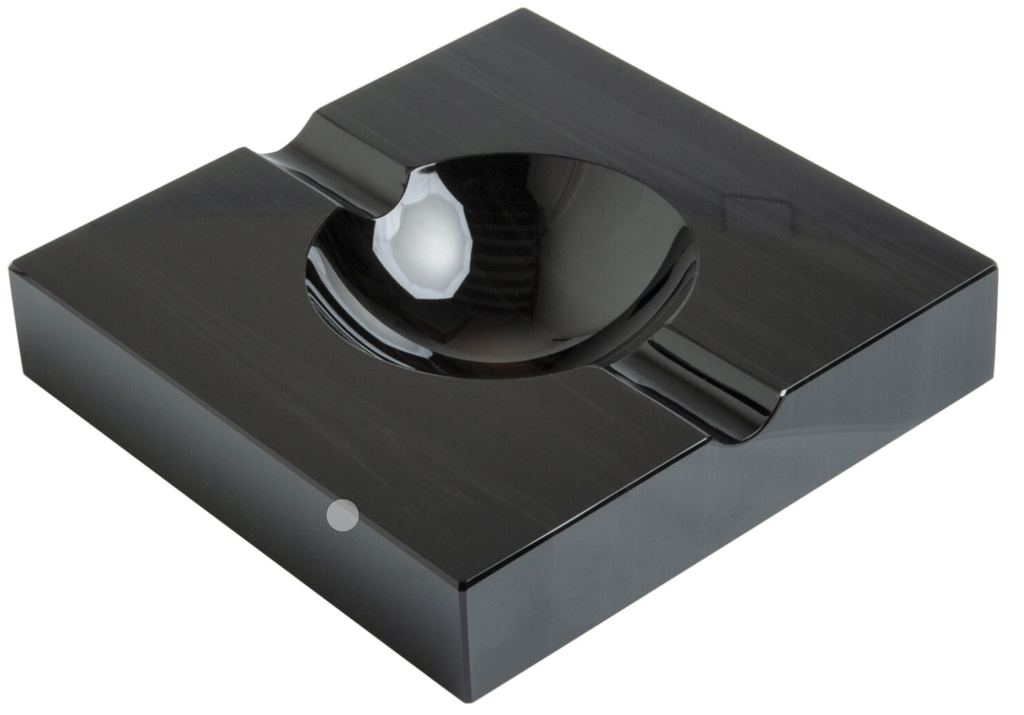 Cub-ar Cendrier en Obsidienne (2) Carré Vahakn