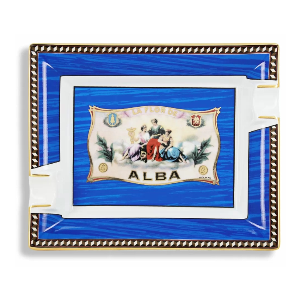 Elie Bleu Cendrier Flor de Alba