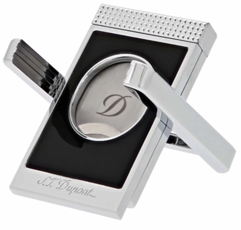 ST Dupont Coupe Cigar Stand Noir& Chrome