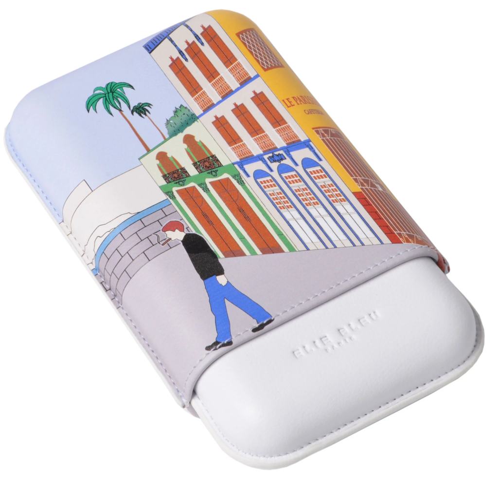 Elie Bleu Etui 3 Cigares Le Parisien