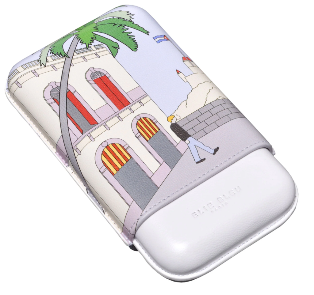 Elie Bleu Etui 3 Cigares Casa Cubana
