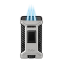Colibri Lighter Ascari Triple Flamme Slide Carbon+Grey