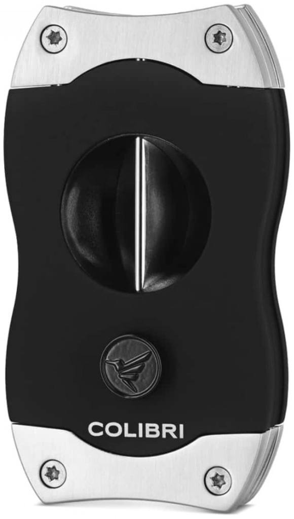 Colibri Cutter V-Cut Brushed Chrome+Black Rub