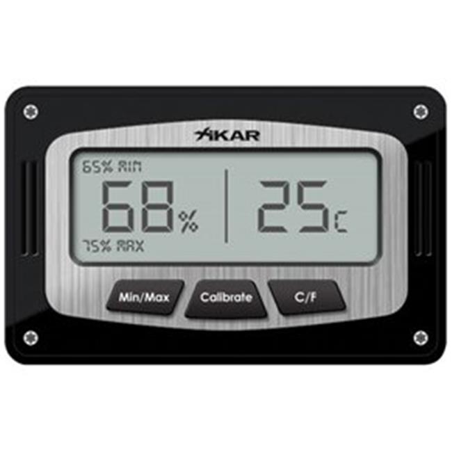 Xikar Rectangular Digital Hygrometer