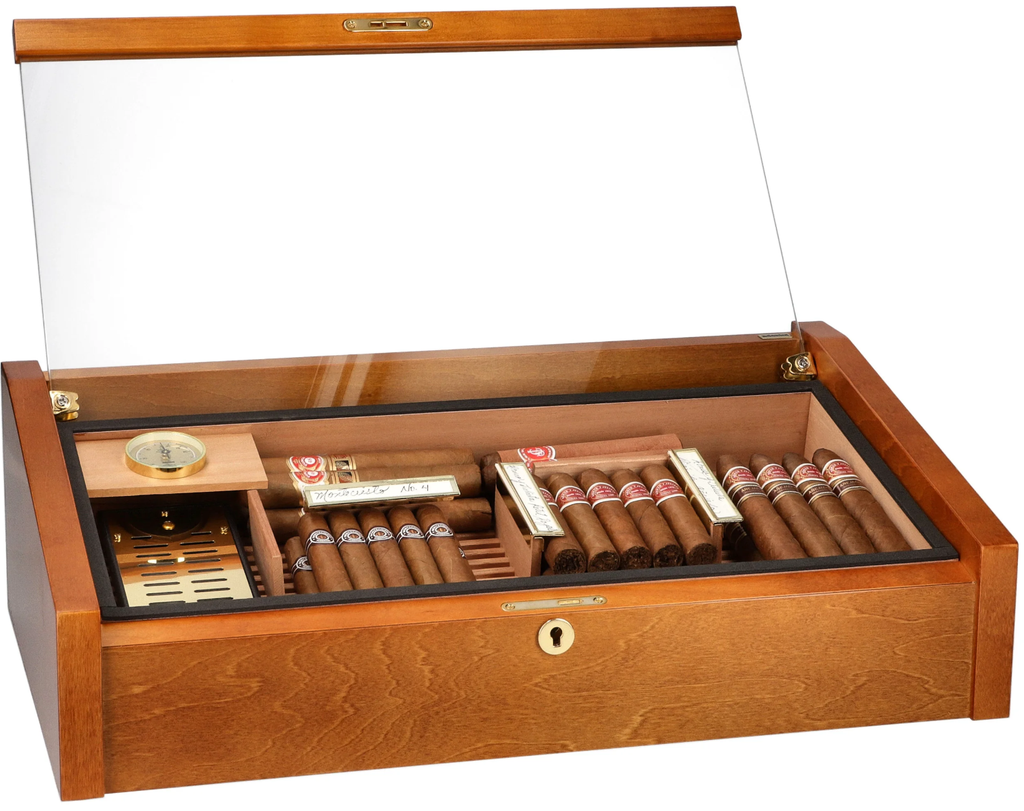 Adorini Vega Deluxe Display Humidor Brown