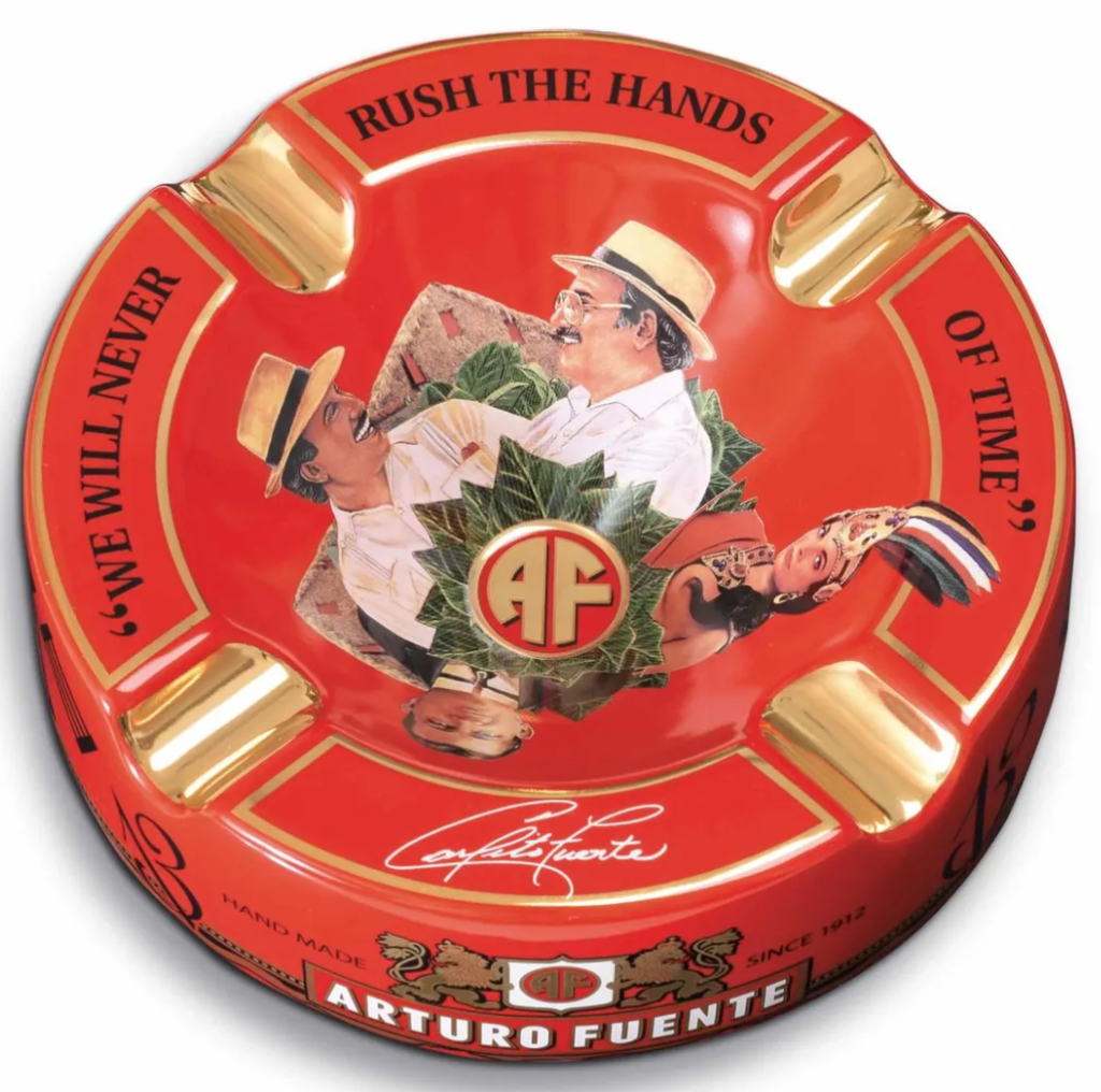 Cendrier Arturo Fuente 4 cigares Rouge