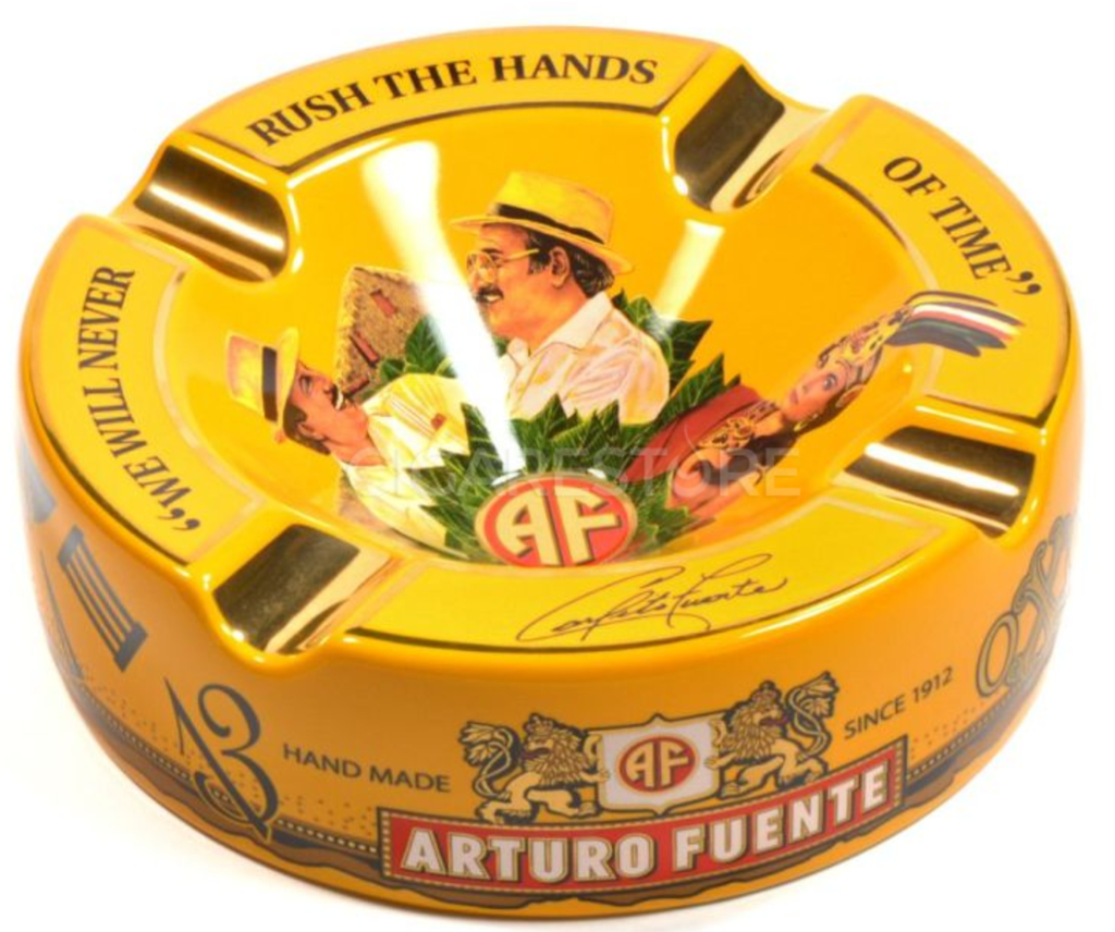 Cendrier Arturo Fuente 4 cigares Jaune