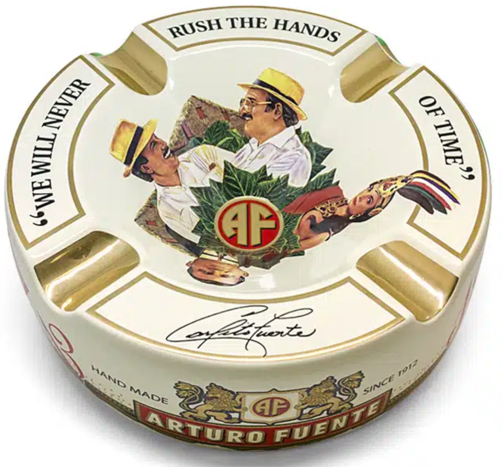 Cendrier Arturo Fuente 4 cigares Blanc