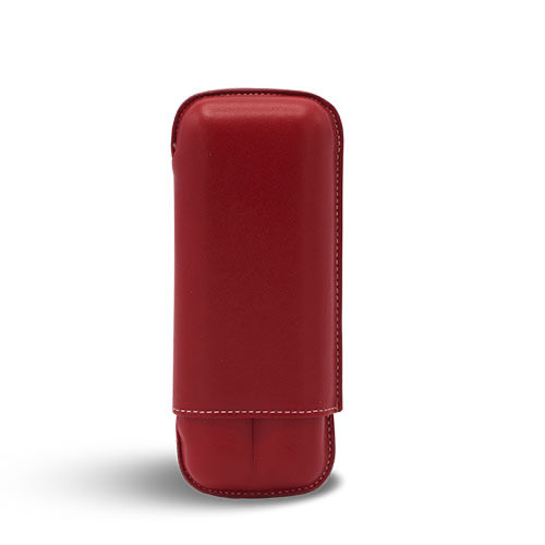 Recife Etui 2 Cigares Chesterfield Culture Poppy red