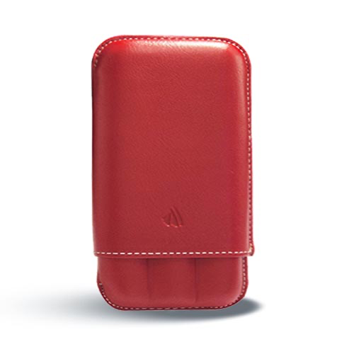 Recife Etui 3 cigares Chesterfield Culture Poppy red