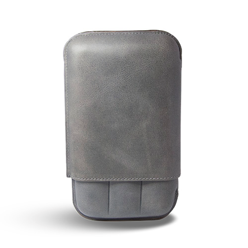 Recife Etui 3 Cigares Chicago Gun Metal