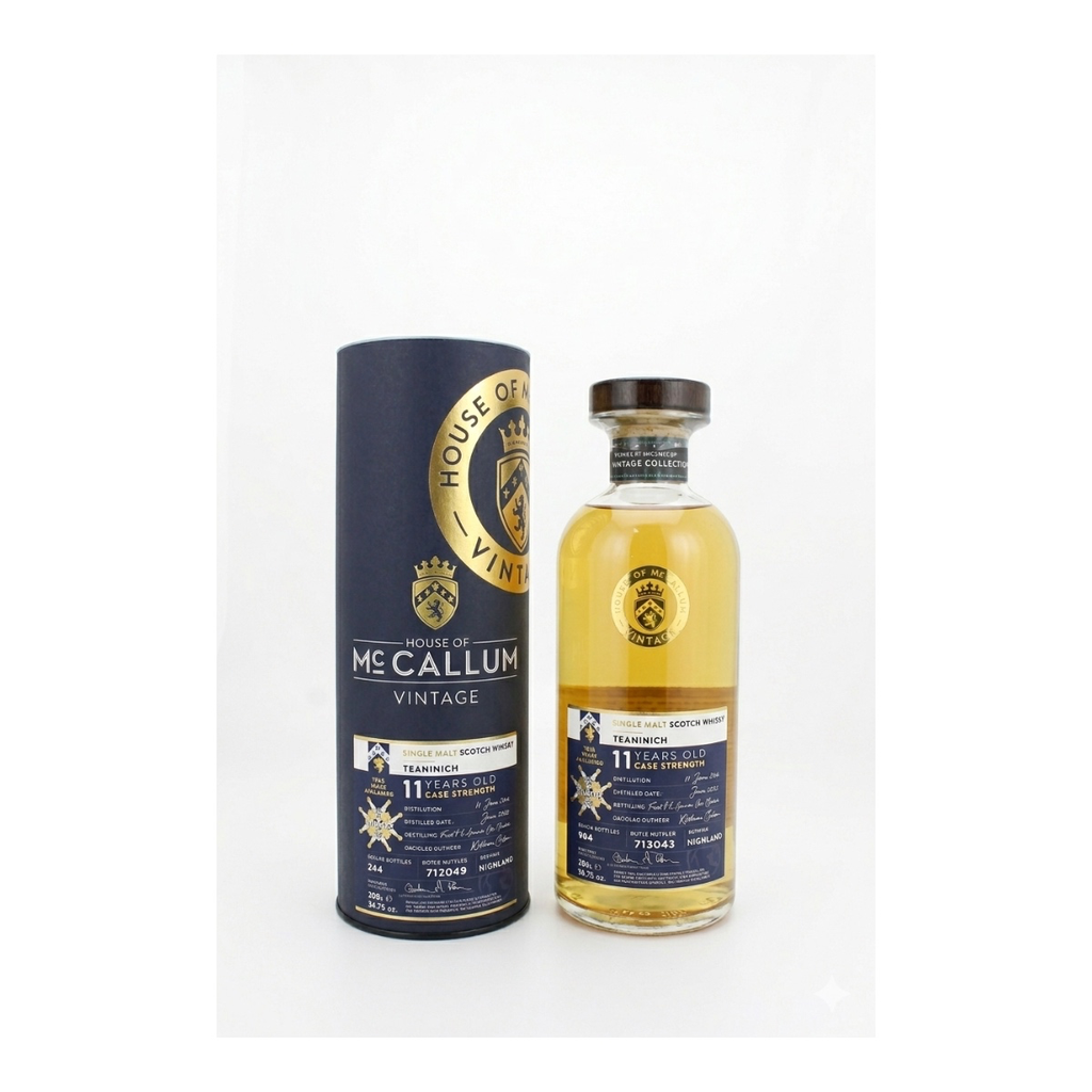 House of McCallum Teaninich 11 years old First Fill American Oak Bourbon