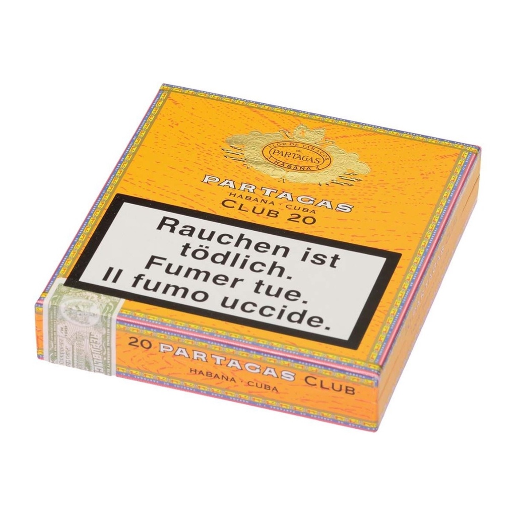 Partagas Club Cigarillos - Box (5x20)
