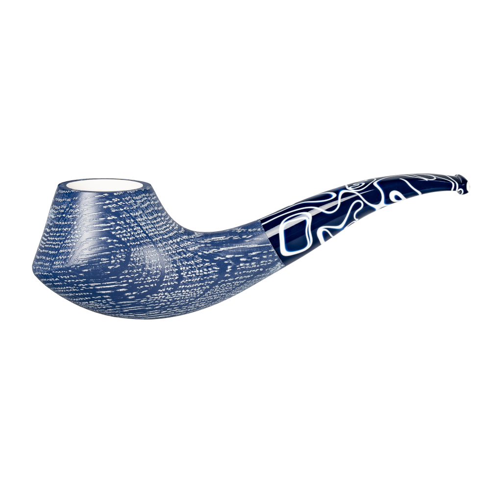 [LM785B] Pipe Vauen Lime Colored Bleue