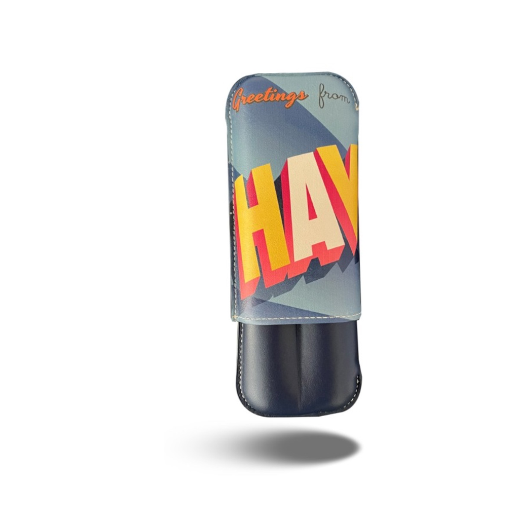 Recife Etui 2 Cigares Havana Space Blue