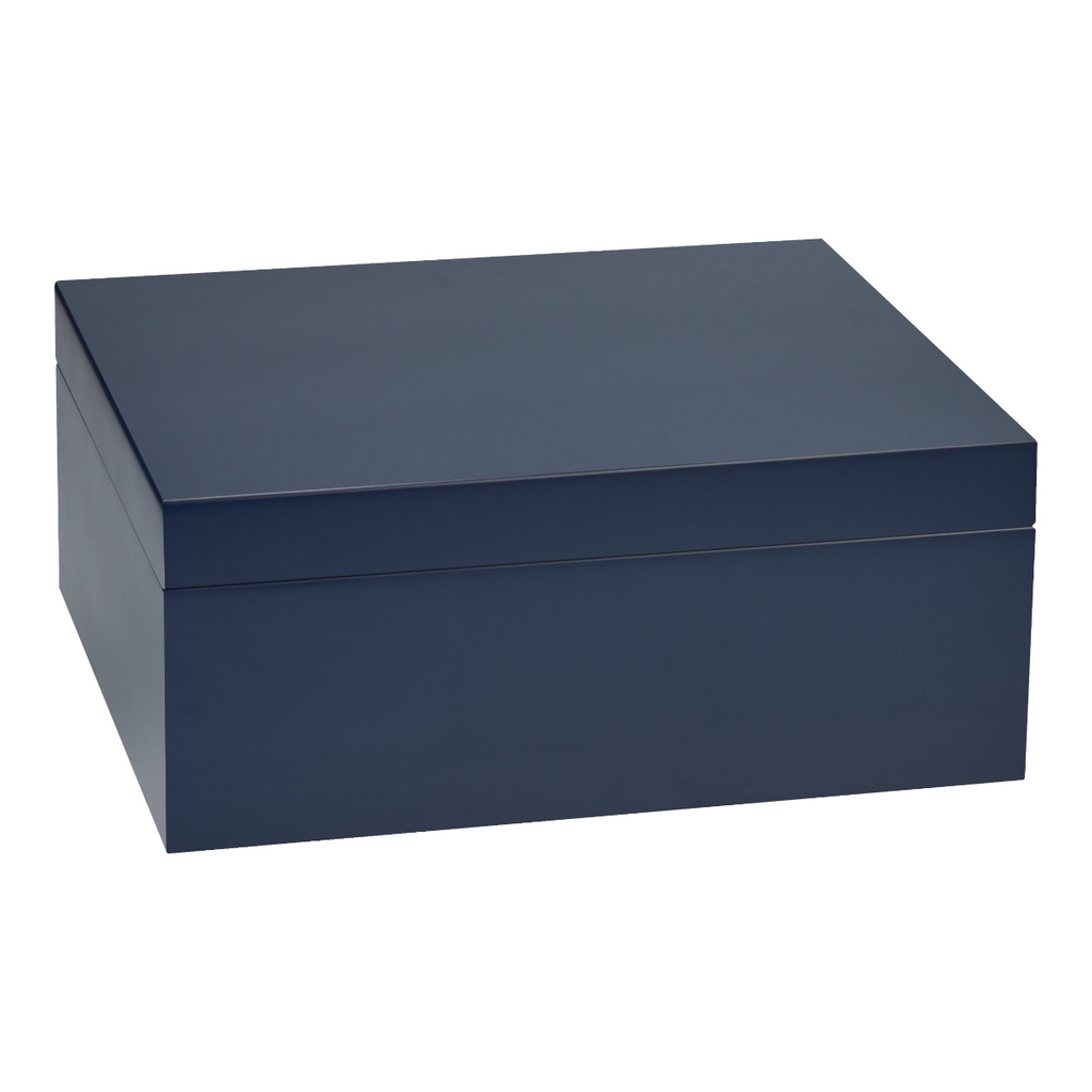 Adorini Humidor Medium Deluxe Midnight Blue